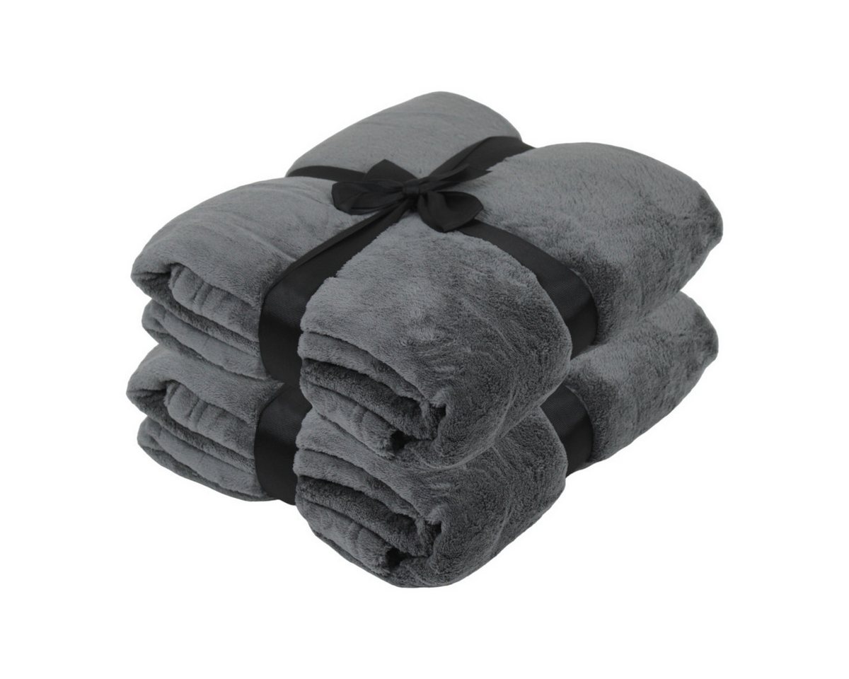 Wohndecke 2er Set Kuscheldecke 150x200 cm Fleecedecke Picknickdecke Decke weich Wohndecke 2er Set Kuscheldecke 150x200 cm Fleecedecke Picknickdecke Decke weich von OTTO
