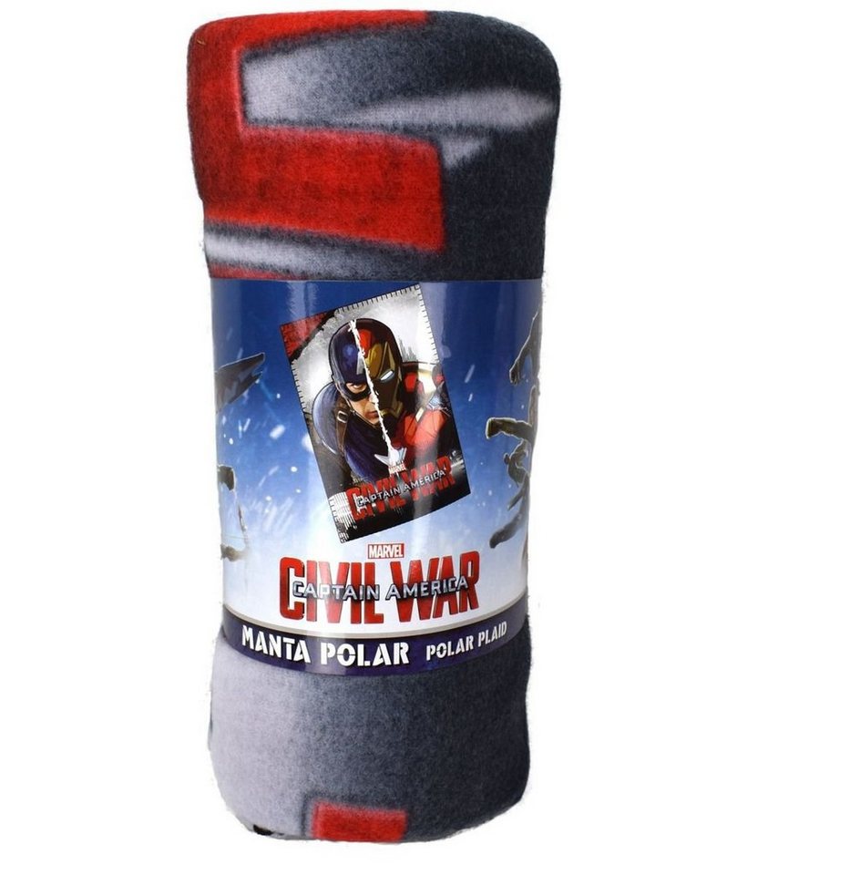 Wohndecke Marvel Captain America Civil War Fleecedecke ca. 150 x 100 cm Decke, mit hochwertigem Motiv von OTTO