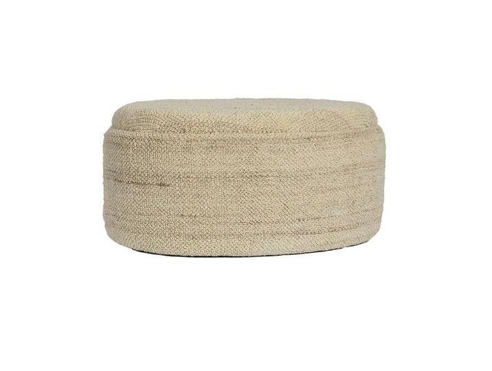Wohnling Stauraumhocker WL7.426 (Polsterhocker 81 cm, Hocker Stauraum Oval Modern), Dekohocker Braun Wolle, Sitzhocker Gepolstert, braun von OTTO