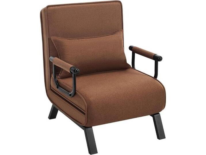 Woltu Schlafsofa, 1 Teile, Schlafsessel 3 in 1, mit Bettfunktion, Sofabett Gästebett, braun, Braun Woltu Schlafsofa, 1 Teile, Schlafsessel 3 in 1, mit Bettfunktion, Sofabett Gästebett, braun, Braun von OTTO