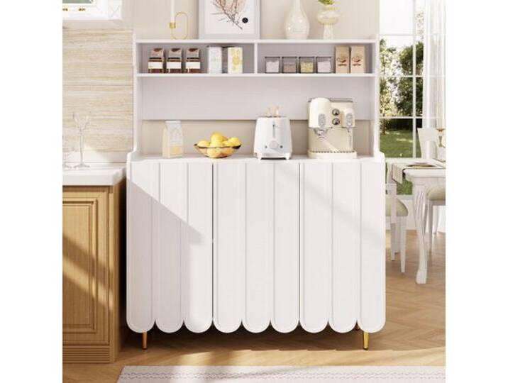 XDeer Sideboard Sideboard, Anrichte Küche, offenes Ablageregal-Design, das einen aufgeräumten Küchen- und Essbereich schafft, weiß XDeer Sideboard Sideboard, Anrichte Küche, offenes Ablageregal-Design, das einen aufgeräumten Küchen- und Essbereich schafft, weiß von OTTO