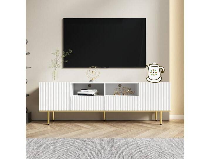 XDeer TV-Schrank Moderner TV-Schrank, TV-Boards, TV-Möbel mit Schubladen,Konsolentisch,Wohnzimmerunterschrank, weiß von OTTO