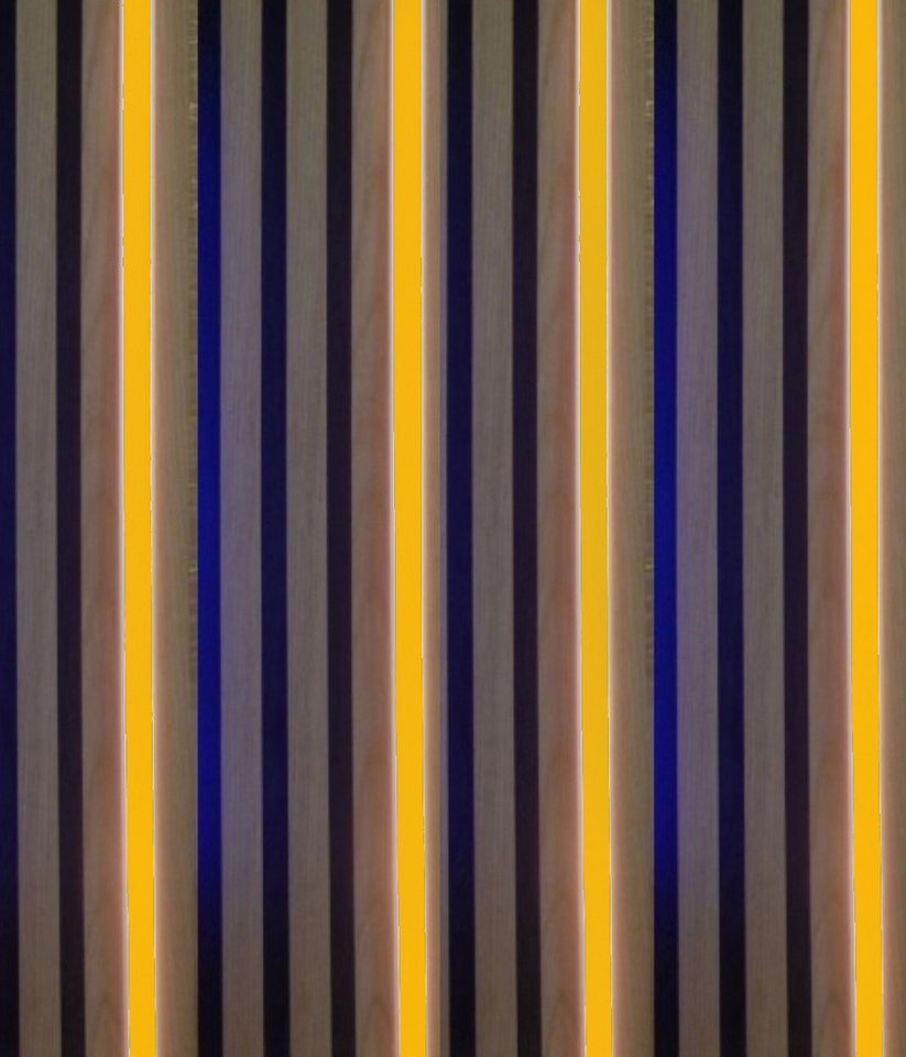 XENON LED Dekolicht 3792 LED Leuchte Kunststoff Schiene schwarz 4x50cm mit Netzteil ORANGE, Xenon / Orange von XENON