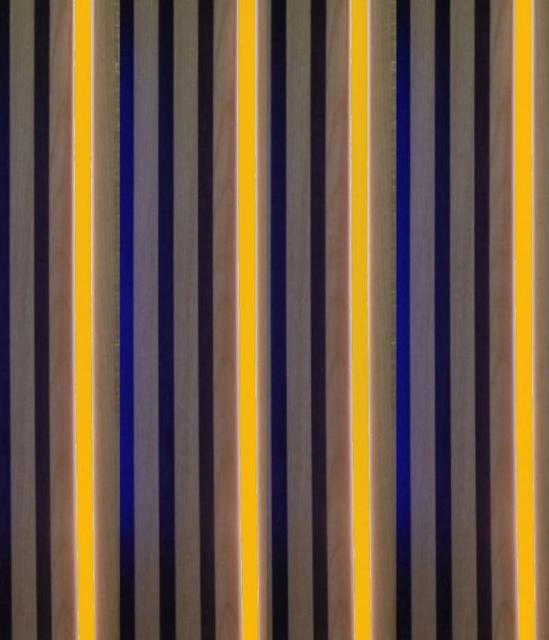 XENON LED Dekolicht 3792 LED Leuchte Kunststoff Schiene schwarz 4x50cm mit Netzteil ORANGE, Xenon / Orange von XENON