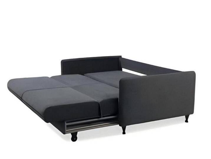 Xlmoebel 2-Sitzer Zweisitzer Stoffcouch Textil Schlafsofa mit Bettfunktion, Hergestellt in Europa, grau von OTTO