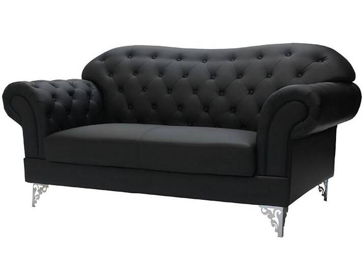 Xlmoebel Chesterfield-Sofa Wohnlandschaft im Chesterfield-Stil mit Kunstleder-Polsterung, 1 Teile, Hergestellt in Europa, schwarz Xlmoebel Chesterfield-Sofa Wohnlandschaft im Chesterfield-Stil mit Kunstleder-Polsterung, 1 Teile, Hergestellt in Europa, schwarz von OTTO