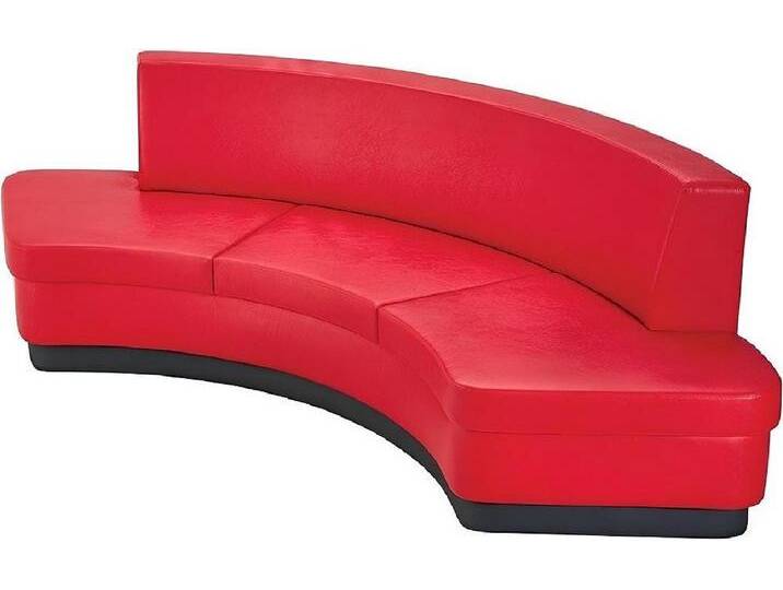 Xlmoebel 3-Sitzer Dreisitzer Rotes Polster-Sofa leder Sitzmöbel Design, Hergestellt in Europa, rot Xlmoebel 3-Sitzer Dreisitzer Rotes Polster-Sofa leder Sitzmöbel Design, Hergestellt in Europa, rot von OTTO