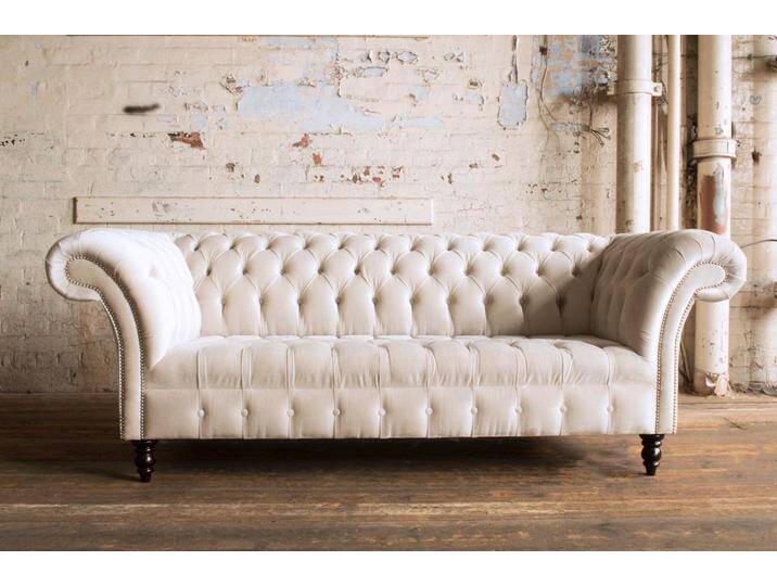 Xlmoebel 3-Sitzer Luxuriöses Klassik-Sofa Chesterfield Design Polstermöbel aus Leder und, Hergestellt in Europa von OTTO
