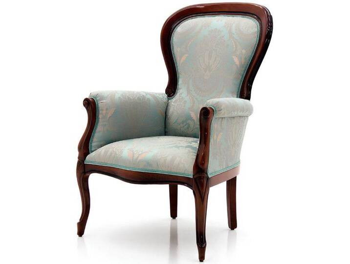 Xlmoebel Armlehnstuhl Ein Sitzmöbel mit modernem Design für das Wohnzimmer oder die Lounge, Hergestellt in Italy, blau von OTTO