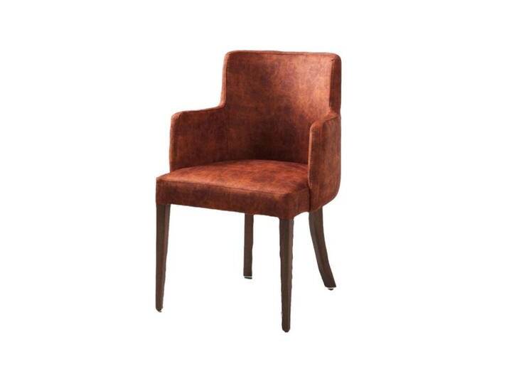 Xlmoebel Armlehnstuhl Neue Stühle aus echtem Holz mit Armlehne für Wohn- und Esszimmer (1 St), Hergestellt in Europa, braun von OTTO