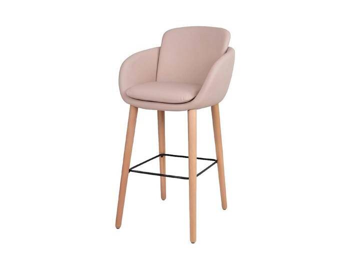Xlmoebel Barhocker Barstuhl in Beige aus Kunstleder - Moderne Design-Barstühle und Hocker (Barhocker), Hergestellt in Europa, beige von OTTO
