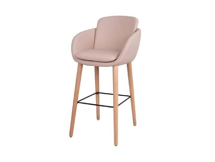 Xlmoebel Barhocker Barstuhl in Beige aus Kunstleder - Moderne Design-Barstühle und Hocker (Barhocker), Hergestellt in Europa, beige von OTTO