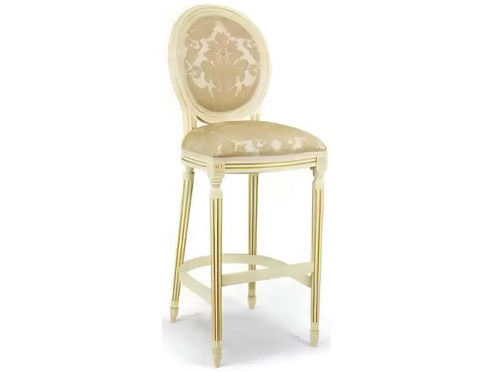 Xlmoebel Barhocker Barstuhl mit Stoffbezug - Italienisches Design - Hochwertige Barhocker (1 St., Barstuhl), Hergestellt in Europa, beige von OTTO