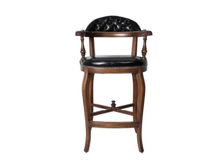 Xlmoebel Barhocker Stühle aus Holz - Design Stuhl für Esszimmer Chesterfield modern (1 St., Barhocker), Hergestellt in Europa, braun von OTTO