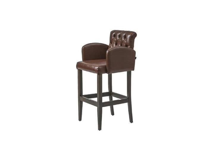 Xlmoebel Barhocker Zeitgemäße Holz-Barhocker - Stuhl für die Bar oder das Esszimmer - (1 St., Barhocker), Hergestellt in Europa, braun von OTTO