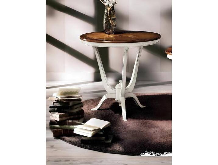 Xlmoebel Beistelltisch Wohnzimmertisch aus massivem Holz mit Design als Beistelltisch (Beistelltisch), Hergestellt in Italy, braun von OTTO