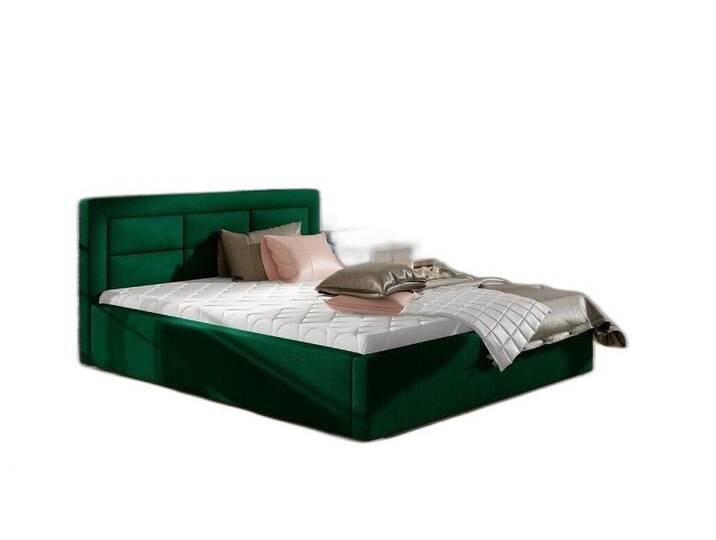 Xlmoebel Bett Designer Doppelbett Holz Designer Möbel Schlafzimmer Bett Boxspring (1-tlg., Boxspring Bett), Hergestellt in Europa, grün, Grün von OTTO