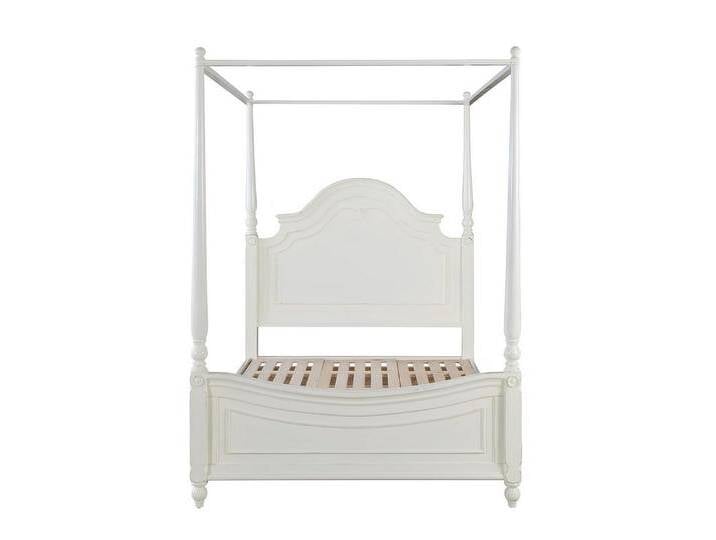 Xlmoebel Bett Hochwertiges Holz Himmelbett Luxus Bettgestell Klassisches (Bett), Hergestellt in Europa, weiß von OTTO