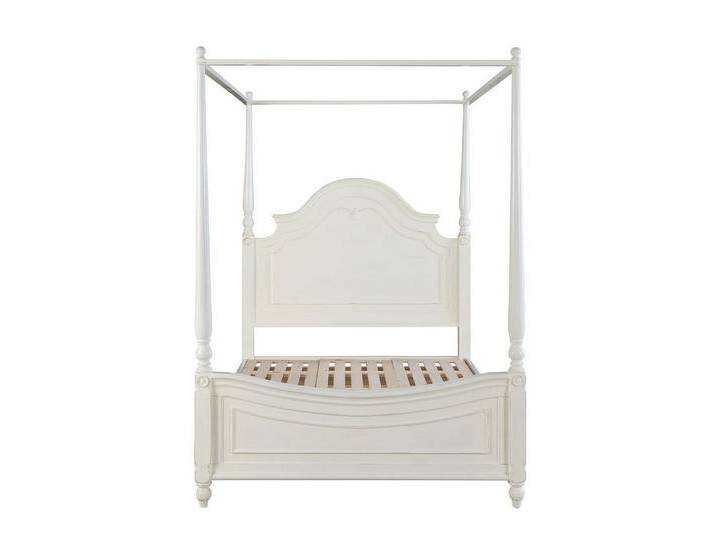 Xlmoebel Bettgestell Klassisches Design für Kinderzimmer Bett Himmelbett aus Holz Sofort (1-tlg), Hergestellt In Europa, weiß von OTTO