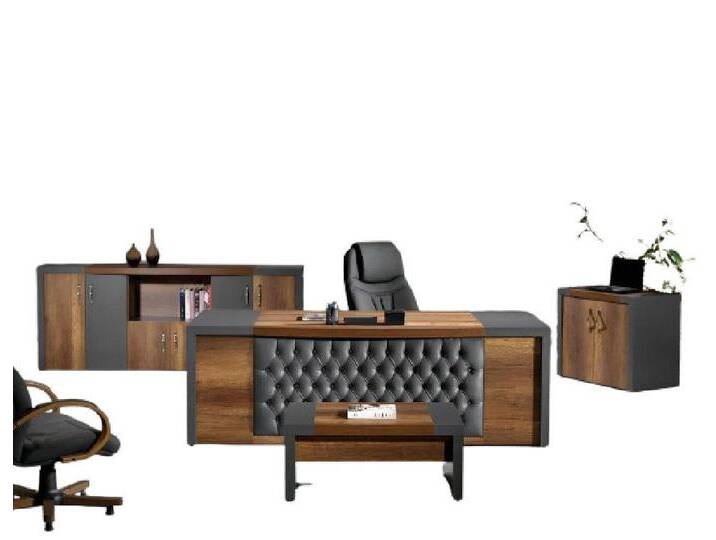 Xlmoebel Büromöbel-Set Vollständiges Büro Büromöbel Schreibtisch Arbeitsplatz Bürotisch, (4-tlg., Büro Set 4tlg (Bürotisch + Kommode + Couchtisch + Schrank) von OTTO