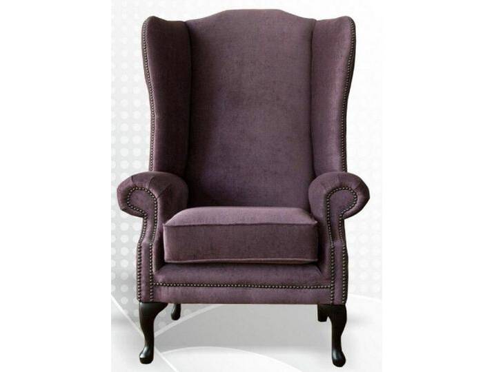 Xlmoebel Chesterfield-Sessel Antiker roter Fernsehsessel mit Chaiselongue und Relaxfunktion (Sessel), Hergestellt in Europa, lila von OTTO