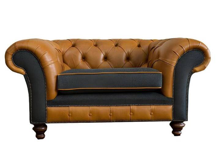 Xlmoebel Chesterfield-Sessel Moderne Möbel für das Wohnzimmer: Braun gestaltete (Sessel), Hergestellt in Europa, braun von OTTO