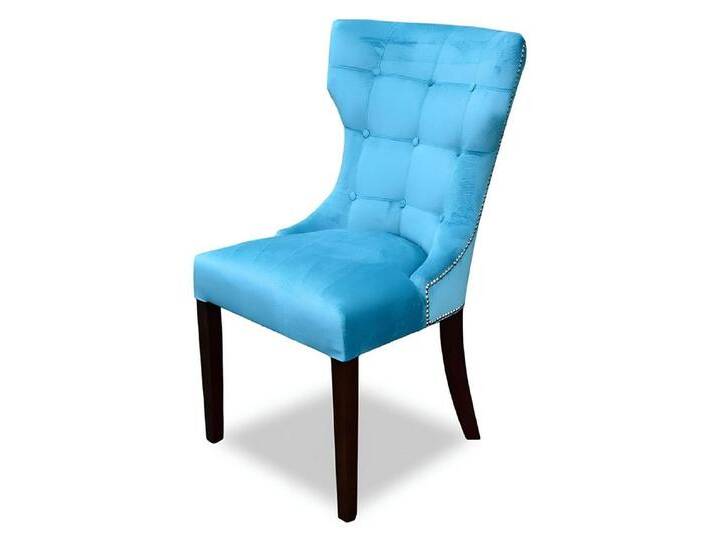 Xlmoebel Polsterstuhl Sitzmöbel Polsterstuhl Designer Chesterfield Sitzmöbel Club Hotel, Hergestellt in Europa, blau, Blau von OTTO