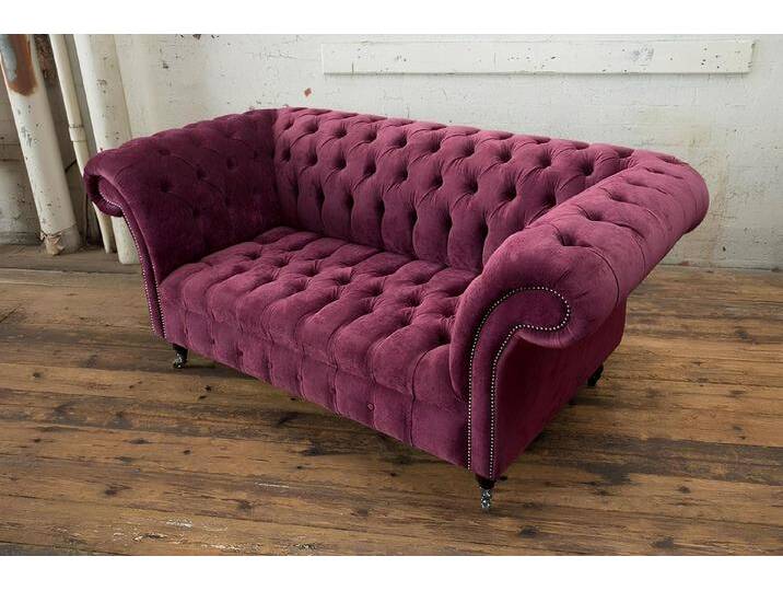 Xlmoebel Chesterfield-Sofa Chesterfield Großes Textil Design Wohnzimmer Sofa Polster 2-Sitzer, Hergestellt in Europa, rosa Xlmoebel Chesterfield-Sofa Chesterfield Großes Textil Design Wohnzimmer Sofa Polster 2-Sitzer, Hergestellt in Europa, rosa von OTTO