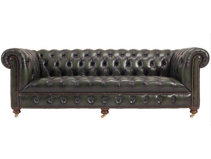 Xlmoebel Chesterfield-Sofa Chesterfield-Sofa Garnitur aus 100% echtem Leder Dreisitzer-Sofa, Hergestellt in Europa Xlmoebel Chesterfield-Sofa Chesterfield-Sofa Garnitur aus 100% echtem Leder Dreisitzer-Sofa, Hergestellt in Europa von OTTO