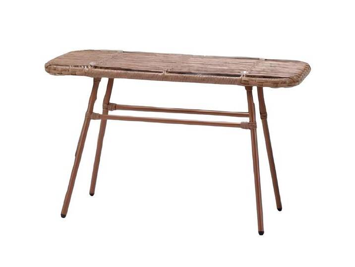 Xlmoebel Gartentisch Brauner Luxus-Couchtisch im modernen Design, stilvoller Kaffeetisch (Tisch), Hergestellt in Europa, braun von OTTO