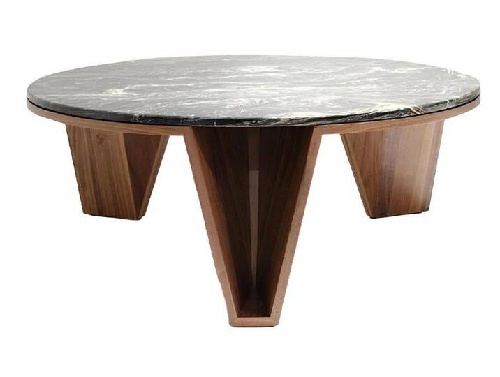 Xlmoebel Couchtisch Hochwertiger Holz-Design-Couchtisch für das Wohnzimmer - Moderner (Couchtisch), Hergestellt in Europa, braun von OTTO