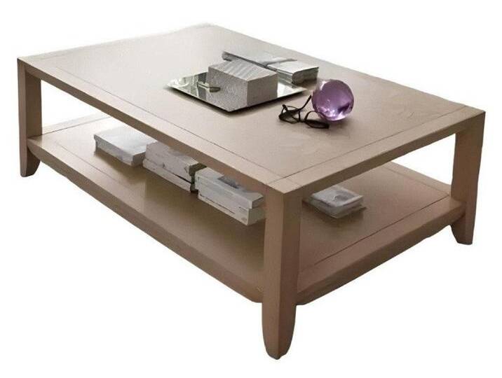 Xlmoebel Couchtisch Massiver Design-Wohnzimmertisch als Beistelltisch oder Kaffeetisch (1-St., Couchtisch), Hergestellt in Italy, beige braun von OTTO