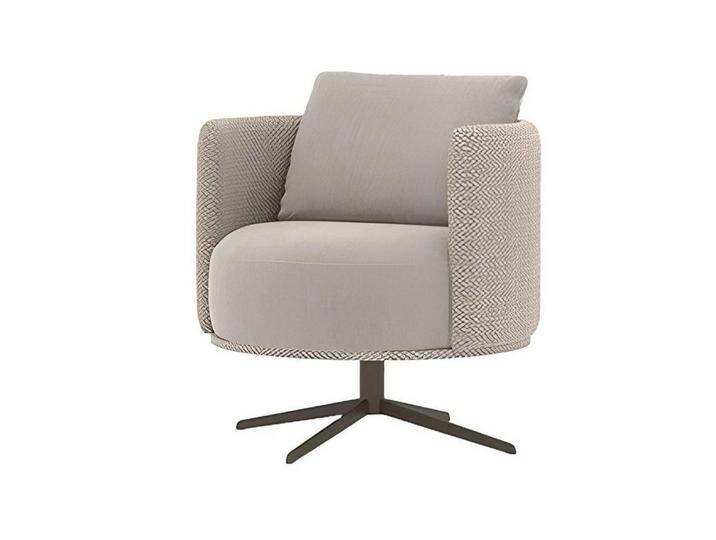 Xlmoebel Drehsessel Luxuriöser Textil-Polstersessel in Grau für das Wohnzimmer - (Sessel), Hergestellt in Europa, grau von OTTO