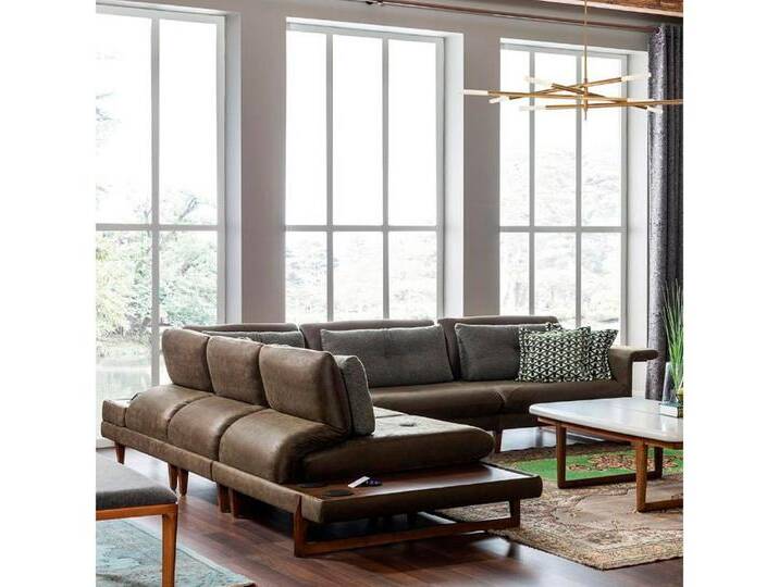 Xlmoebel Ecksofa Design Schlafsofa Ecksofa Moderne Qualitätswohnzimmermöbel, 1 Teile, Hergestellt in Europa, grün von OTTO