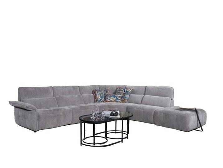 Xlmoebel Ecksofa Elegantes Graues L-förmiges Ecksofa Wohnraum Designer Luxus, 1 Teile, Hergestellt in Europa, grau Xlmoebel Ecksofa Elegantes Graues L-förmiges Ecksofa Wohnraum Designer Luxus, 1 Teile, Hergestellt in Europa, grau von OTTO