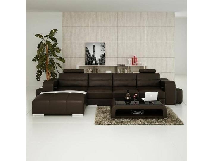 Xlmoebel Ecksofa LEDERECKSOFA DESIGNER PISA WOHNLANDSCHAFT SOFA NEU L-FORM BETA, Hergestellt in Europa, beige, Variante B von OTTO
