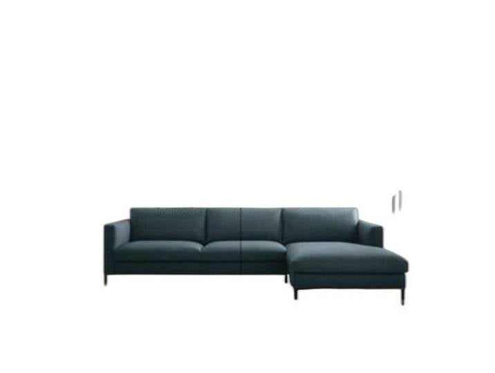 Xlmoebel Ecksofa Leder-Sofa Wohnlandschaft Eckcouch XXL Polster Sitzgruppe, 1 Teile, Hergestellt in Europa, blau von OTTO