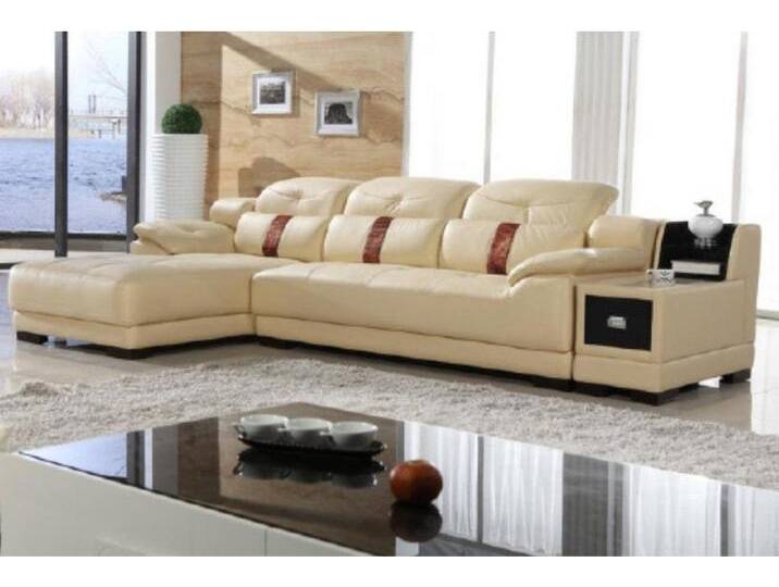 Xlmoebel Ecksofa Moderne Eckgarnitur in L-Form mit luxuriösem Design, bequemer, Hergestellt in Europa, beige, Variante B von OTTO
