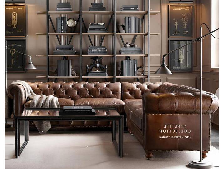 Xlmoebel Ecksofa Neu Eck Ledersofa Chesterfield Vintage Couch Polster Garnitur #327, Hergestellt in Europa Xlmoebel Ecksofa Neu Eck Ledersofa Chesterfield Vintage Couch Polster Garnitur #327, Hergestellt in Europa von OTTO