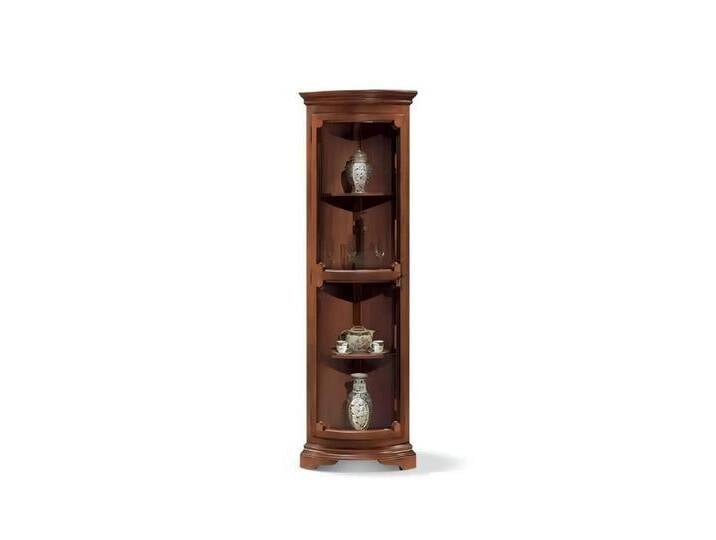 Xlmoebel Eckvitrine Neu Braun Holz Wohnzimmer Eckschrank Vitrine Anrichte Möbel (1-St., Eckvitrine) Hergestellt in Europa, braun von OTTO