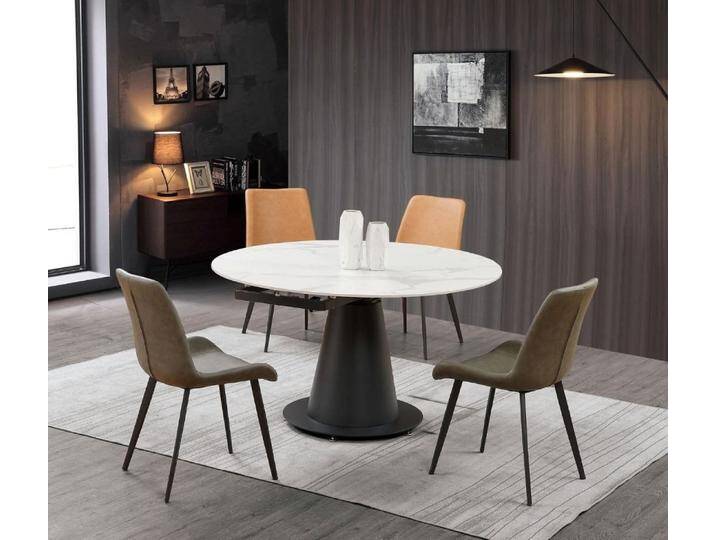 Xlmoebel Essgruppe Neues Set mit 5 Teilen: Esszimmermöbel im Design Tisch und 4x Stühle, (5-tlg., 5tlg. Esszimmer Set (Esstisch + 4x Stühle) von OTTO