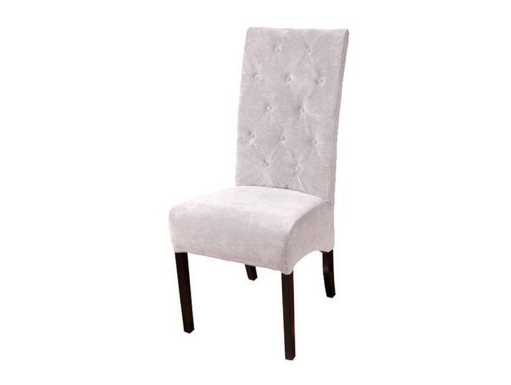 Xlmoebel Esszimmerstuhl 2er-Set Designer Esszimmerstühle Chesterfield aus Massivholz mit, Hergestellt in Europa, weiß von OTTO
