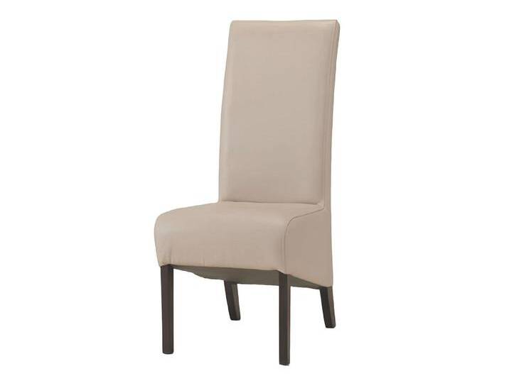 Xlmoebel Polsterstuhl 6er Set Stühle mit Holz- und Ledersitzpolstern im Design für Esszimmer, Hergestellt in Europa, beige von OTTO