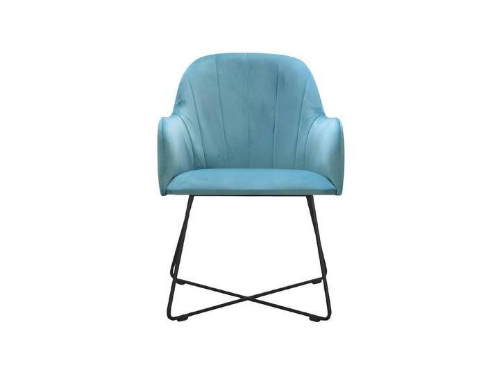 Xlmoebel Polsterstuhl 8 Stühle Set in Türkis mit modernem Design und Armlehnen (8 St), Hergestellt in Europa, blau von OTTO