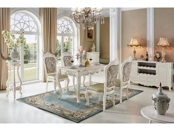 Xlmoebel Esszimmerstuhl Esszimmer Lehnstuhl Barock Polsterstuhl Stuhl Wohnzimmer, Made in Europa, weiß Xlmoebel Esszimmerstuhl Esszimmer Lehnstuhl Barock Polsterstuhl Stuhl Wohnzimmer, Made in Europa, weiß von OTTO