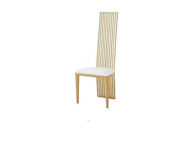 Xlmoebel Esszimmerstuhl Exklusiver Polsterstuhl im klassischen Design mit Luxus-Eigenschaften (1 St), Hergestellt in Europa, goldfarben von OTTO