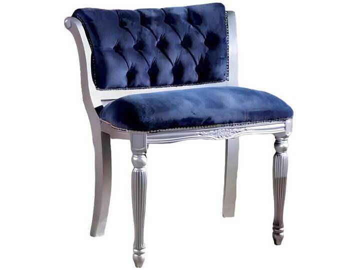 Xlmoebel Esszimmerstuhl Neuer eleganter Polsterstuhl für das Esszimmer mit klassischem Design. (1 St), Hergestellt in Italy, blau von OTTO