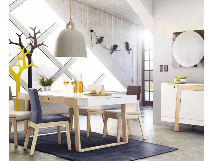 Xlmoebel Esszimmerstuhl Set 4x Esszimmerstuhl Design Luxus Sessel Stoff Holz Sitzkomfort, Hergestellt in Europa, weiß Xlmoebel Esszimmerstuhl Set 4x Esszimmerstuhl Design Luxus Sessel Stoff Holz Sitzkomfort, Hergestellt in Europa, weiß von OTTO