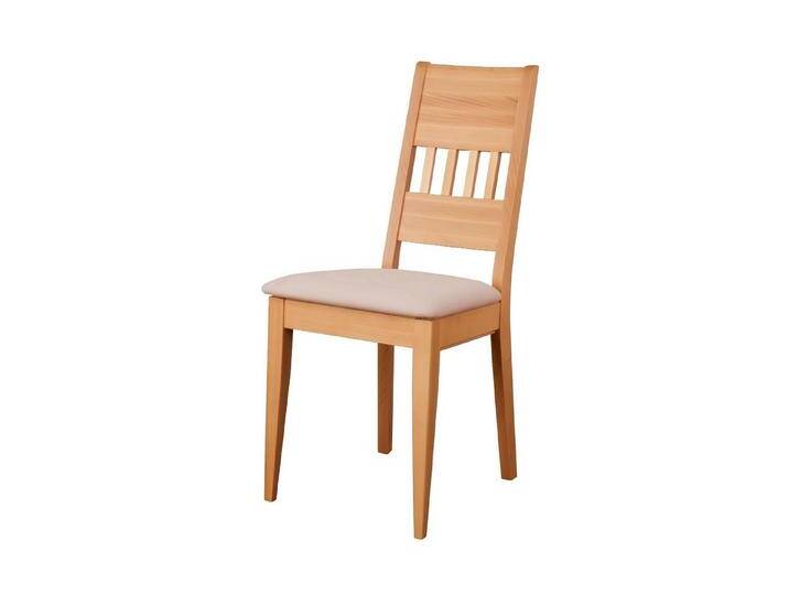 Xlmoebel Esszimmerstuhl Sitzmöbel Stuhl Armlehnsessel Stoff Massivholz Leder Massiver Sessel, Hergestellt in Europa, braun von OTTO