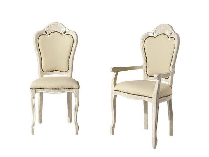 Xlmoebel Esszimmerstuhl Stuhl aus Holz Neu Esszimmer Stühle Design Sessel Barock (1 St), Hergestellt in Europa, beige von OTTO
